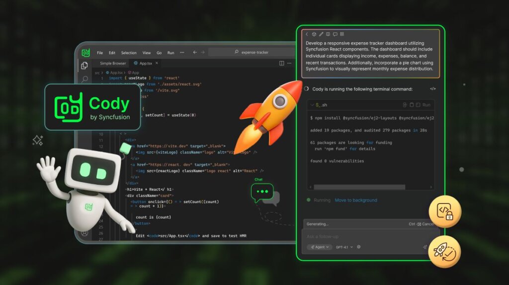 Introducing Syncfusion® Cody: AI Code Editor for Enterprise App Development
